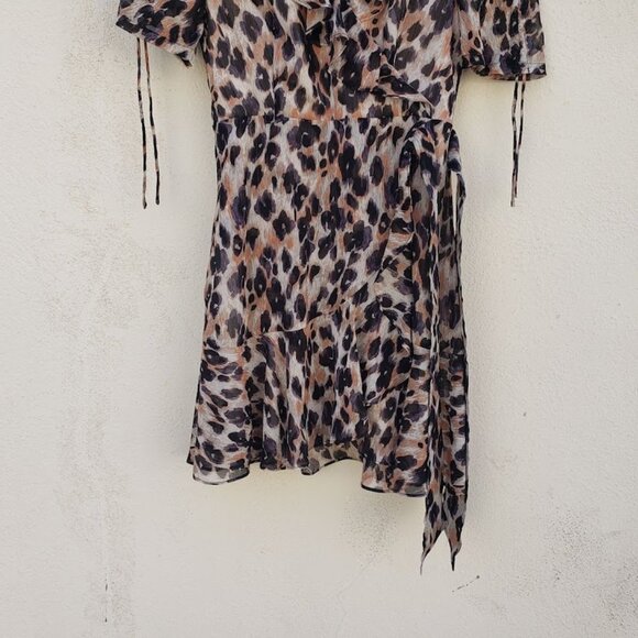 5/$100 SALE - J. Ing Wildcat Leopard Mini Dress - Picture 8 of 10